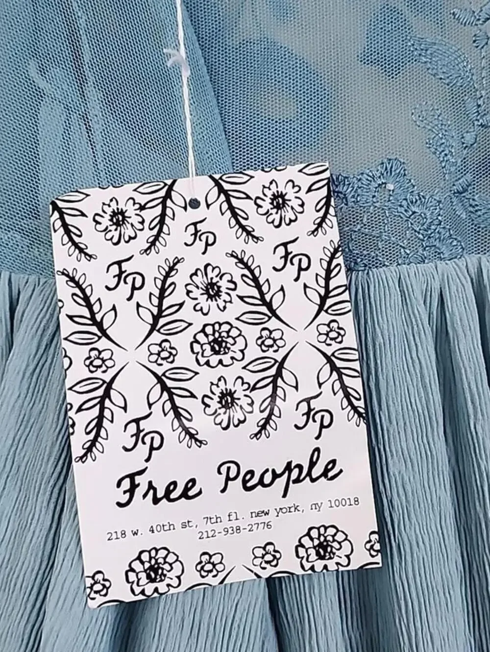 NWT Free People Sample Lace Maxi Long Sleeve Dress